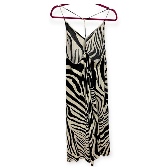 H&M Black and White Zebra Maxi Dress sz medium - Picture 5 of 5